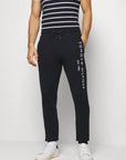 Pantalon de jogging Tommy Hilfiger marine en coton bio - Georgespaul