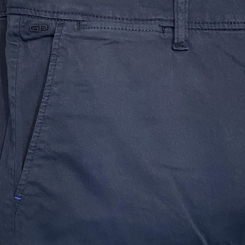 Pantalon chino pour homme Georgespaul marine en coton | Georgespaul