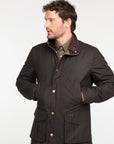 Parka imperméable Barbour marron en coton ciré - Georgespaul