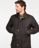 Afbeelding in Gallery-weergave laden, Parka homme imperméable col velours Barbour marron | Georgespaul
