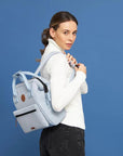 Petit sac à dos Cabaïa bleu clair et poches interchangeables - Georgespaul