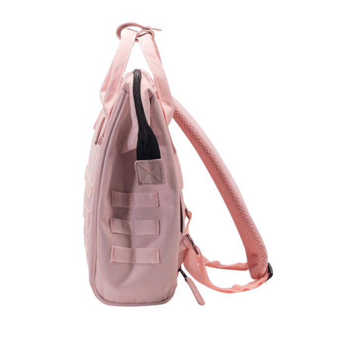 Petit sac à dos Cabaïa rose et poches interchangeables - Georgespaul