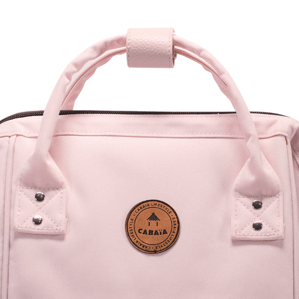 Petit sac à dos Cabaïa rose et poches interchangeables - Georgespaul