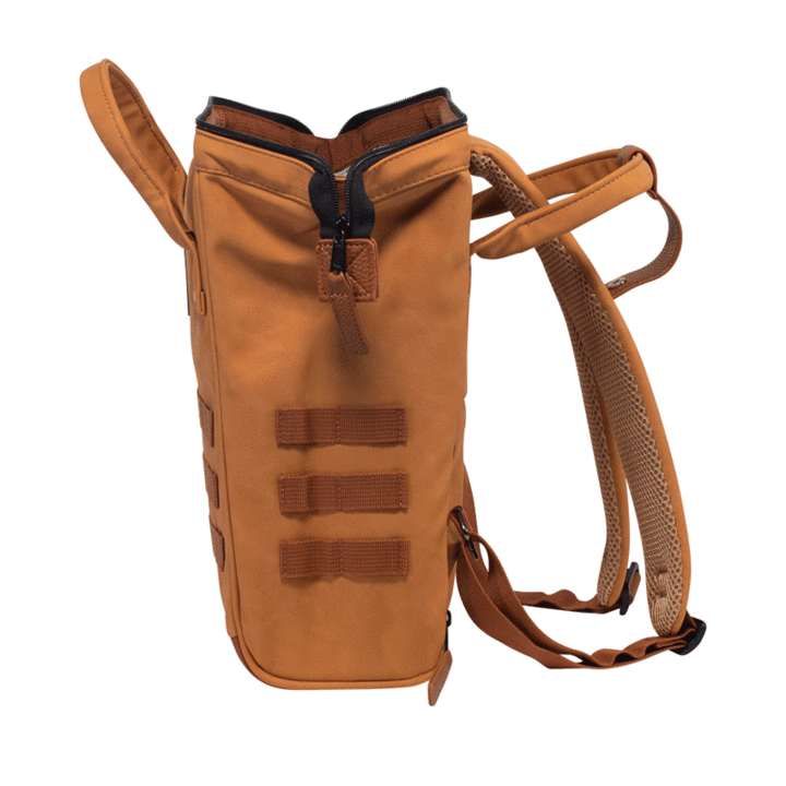 Petit sac à dos Cabaïa marron et poches interchangeables