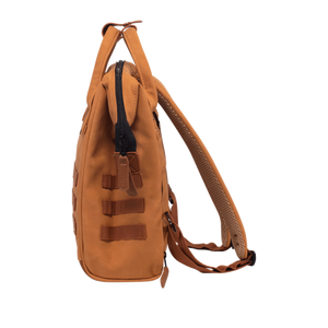 Kleiner brauner Cabaïa-Rucksack mit austauschbaren Taschen 