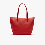 Charger l&#39;image dans la galerie, Petit sac cabas zippé L.12.12 Concept Lacoste rouge
