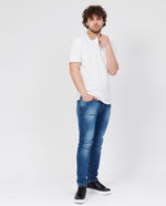 Afbeelding in Gallery-weergave laden, Polo BOSS blanc en coton pour homme I Georgespaul
