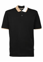 Afbeelding in Gallery-weergave laden, Polo BOSS noir en coton pour homme I Georgespaul
