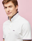 Polo Eden Park blanc en coton - Georgespaul