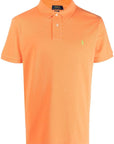 Polo Ralph Lauren ajusté orange en coton piqué - Georgespaul