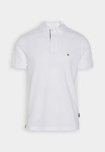 Afbeelding in Gallery-weergave laden, Polo Tommy Hilfiger blanc en coton bio pour homme I Georgespaul
