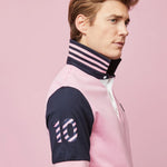 Afbeelding in Gallery-weergave laden, Polo manches longues Eden Park rose pour homme I Georgespaul
