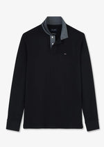 Afbeelding in Gallery-weergave laden, Polo manches longues Eden Park noir pour homme I Georgespaul
