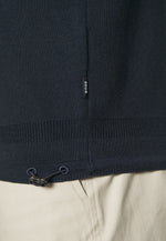 Charger l&#39;image dans la galerie, Pull demi zip BOSS marine en laine mélangée pour homme I Georgespaul
