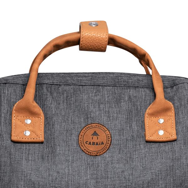 Sac à dos Cabaïa gris anthracite et poches interchangeables - Georgespaul