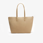 Afbeelding in Gallery-weergave laden, Sac cabas zippé L.12.12 Lacoste beige pour homme I Georgespaul
