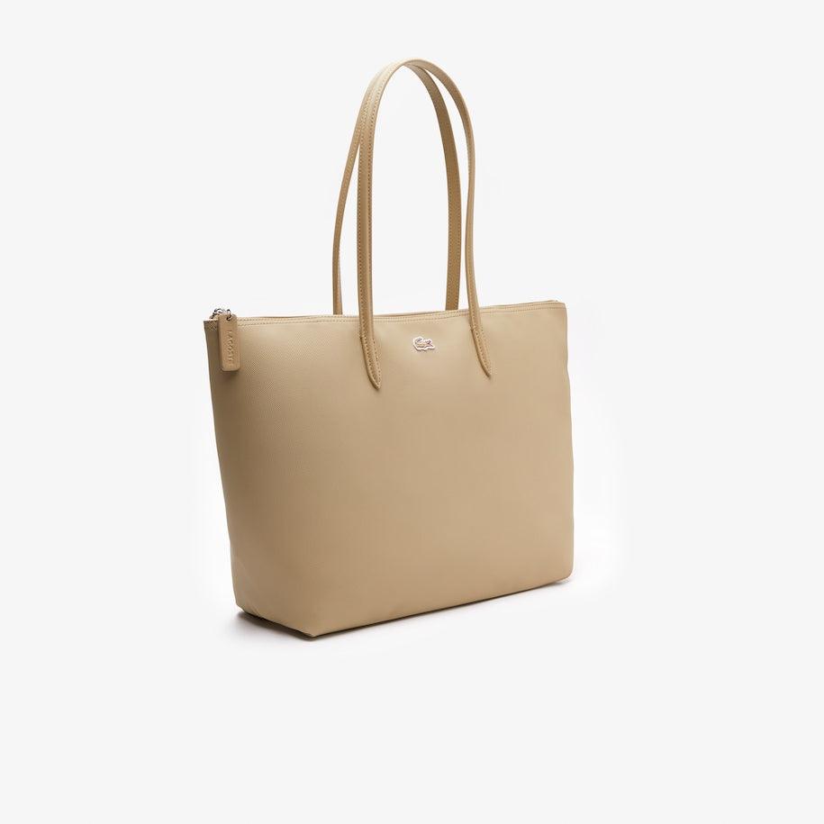 Sac cabas zippé L.12.12 Lacoste beige - Georgespaul