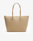 Sac cabas zippé L.12.12 Lacoste beige - Georgespaul