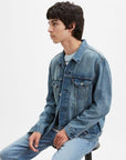 Veste en jeans Levi's® bleu clair coton - Georgespaul