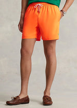 Laden Sie das Bild in den Galerie-Viewer, Short de bain homme Ralph Lauren orange en polyester recyclé | Georgespaul

