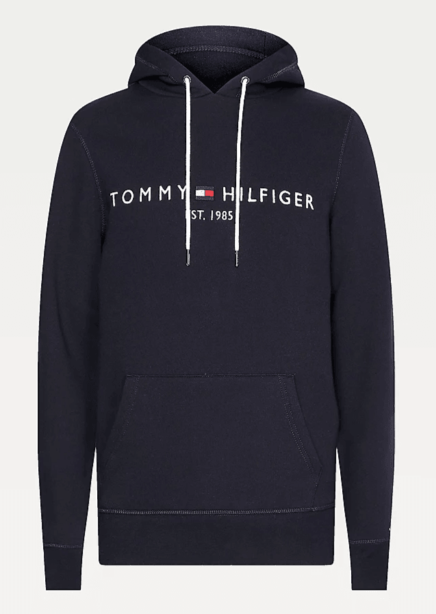 Sweat à capuche Tommy Hilfiger marine - Georgespaul