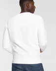 Sweat logo Tommy Hilfiger blanc en coton bio - Georgespaul