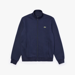 Charger l&#39;image dans la galerie, Sweat zippé Lacoste marine en molleton de coton
