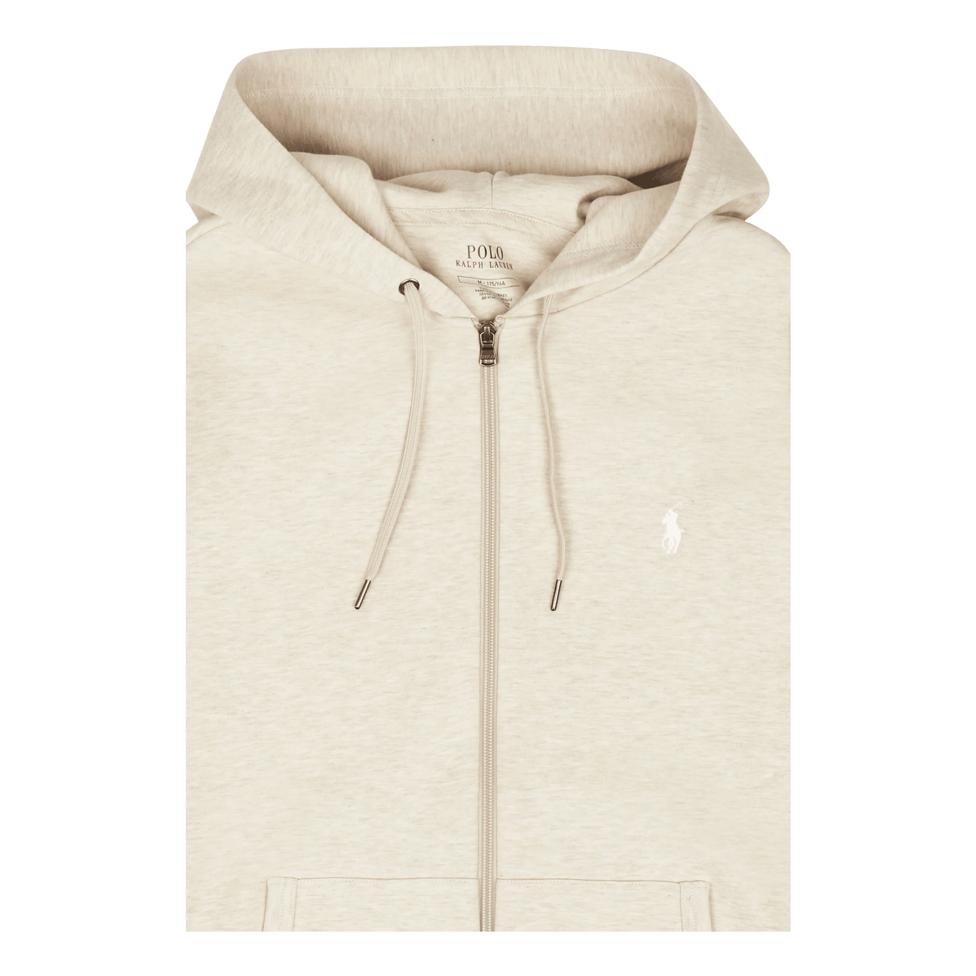 Sweat zippé à capuche Ralph Lauren beige - Georgespaul