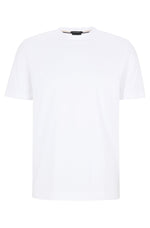 Afbeelding in Gallery-weergave laden, T-Shirt BOSS blanc en jersey pour homme | Georgespaul
