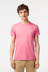 T-Shirt Lacoste rose en coton pima pour homme I Georgespaul