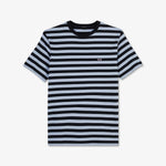 Charger l&#39;image dans la galerie, T-Shirt à rayures Eden Park bleu en coton pour homme I Georgespaul
