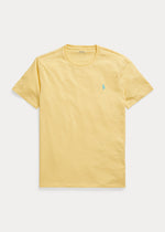 Laden Sie das Bild in den Galerie-Viewer, T-Shirt col rond homme Ralph Lauren ajusté jaune en jersey | Georgespaul
