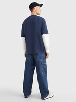 Afbeelding in Gallery-weergave laden, T-Shirt drapeau Tommy Jeans marine pour homme I Georgespaul
