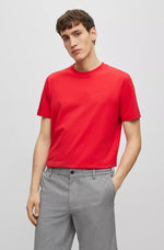 Laden Sie das Bild in den Galerie-Viewer, T-Shirt homme BOSS rouge en jersey | Georgespaul

