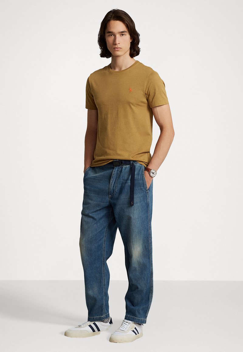 T-Shirt homme Ralph Lauren ajusté marron en jersey | Georgespaul