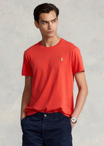Laden Sie das Bild in den Galerie-Viewer, T-Shirt homme Ralph Lauren ajusté orange en jersey | Georgespaul

