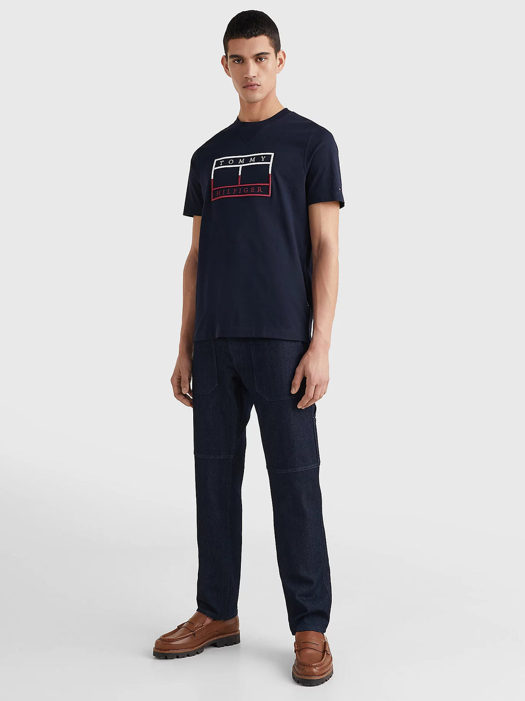 T-Shirt Tommy Hilfiger marine pour homme | Georgespaul
