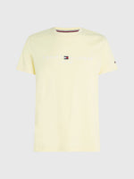 Afbeelding in Gallery-weergave laden, T-Shirt Tommy Hilfiger jaune clair coton bio pour homme I Georgespaul
