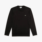 Laden Sie das Bild in den Galerie-Viewer, T-Shirt manches longues logo Lacoste noir pour homme | Georgespaul
