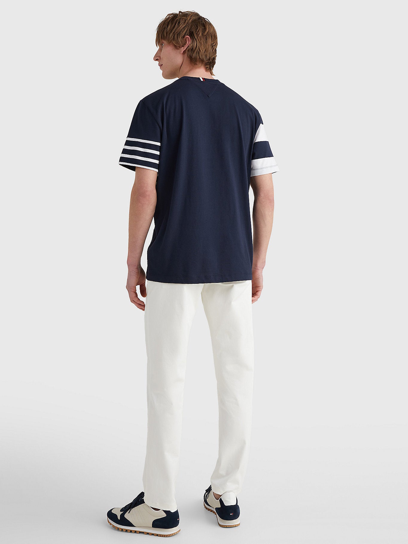 T-Shirt marinière Tommy Hilfiger marine pour homme | Georgespaul