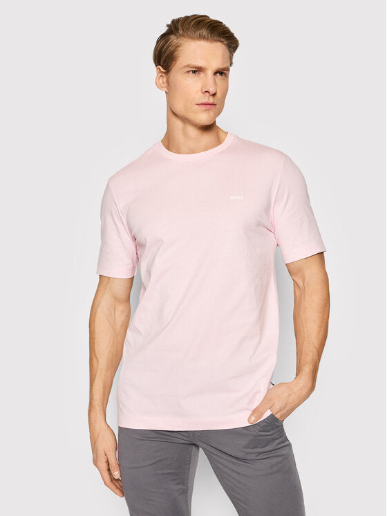 T-Shirt pour homme BOSS rose en jersey | Georgespaul