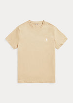 Afbeelding in Gallery-weergave laden, T-Shirt pour homme Ralph Lauren ajusté beige en jersey | Georgespaul
