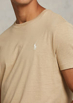 Laden Sie das Bild in den Galerie-Viewer, T-Shirt pour homme Ralph Lauren ajusté beige en jersey | Georgespaul
