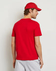 T-Shirt uni Eden Park rouge en coton - Georgespaul