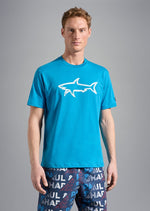 Laden Sie das Bild in den Galerie-Viewer, T-shirt Paul &amp; Shark bleu clair
