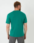 T-shirt homme Eden Park vert en coton | Georgespaul