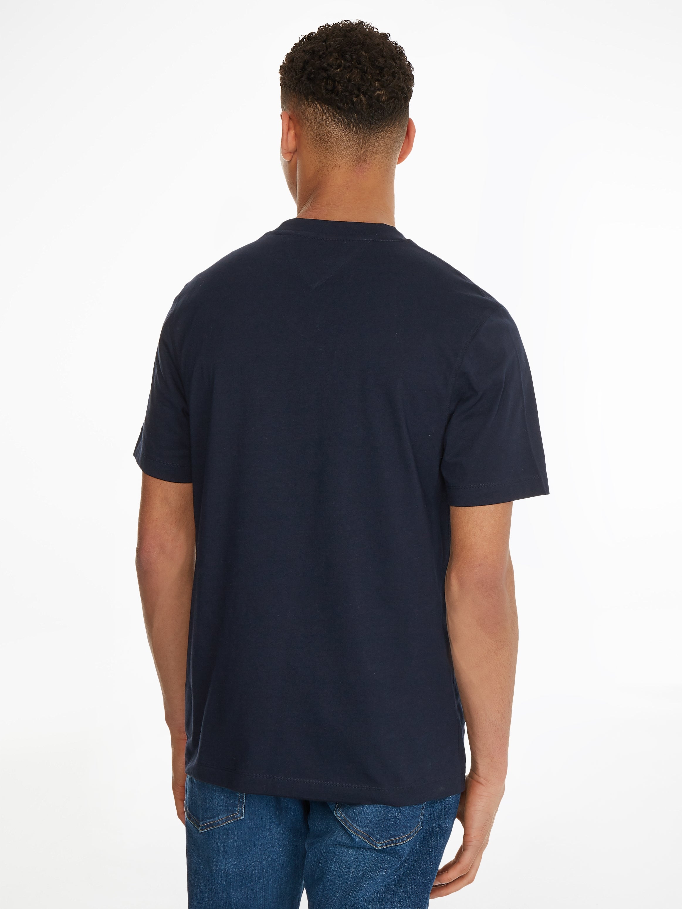 Marineblaues T-Shirt aus Bio-Baumwolle von Tommy Hilfiger