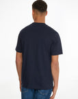 T-Shirt Tommy Hilfiger marine en coton bio - Georgespaul