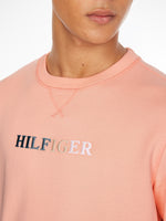Afbeelding in Gallery-weergave laden, Sweat col rond logo multicolore Tommy Hilfiger rose | Georgespaul
