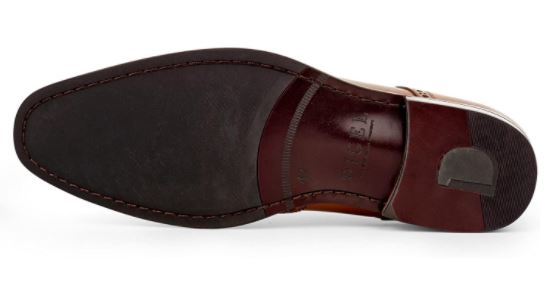 Chaussures Syracuse Digel marron en cuir